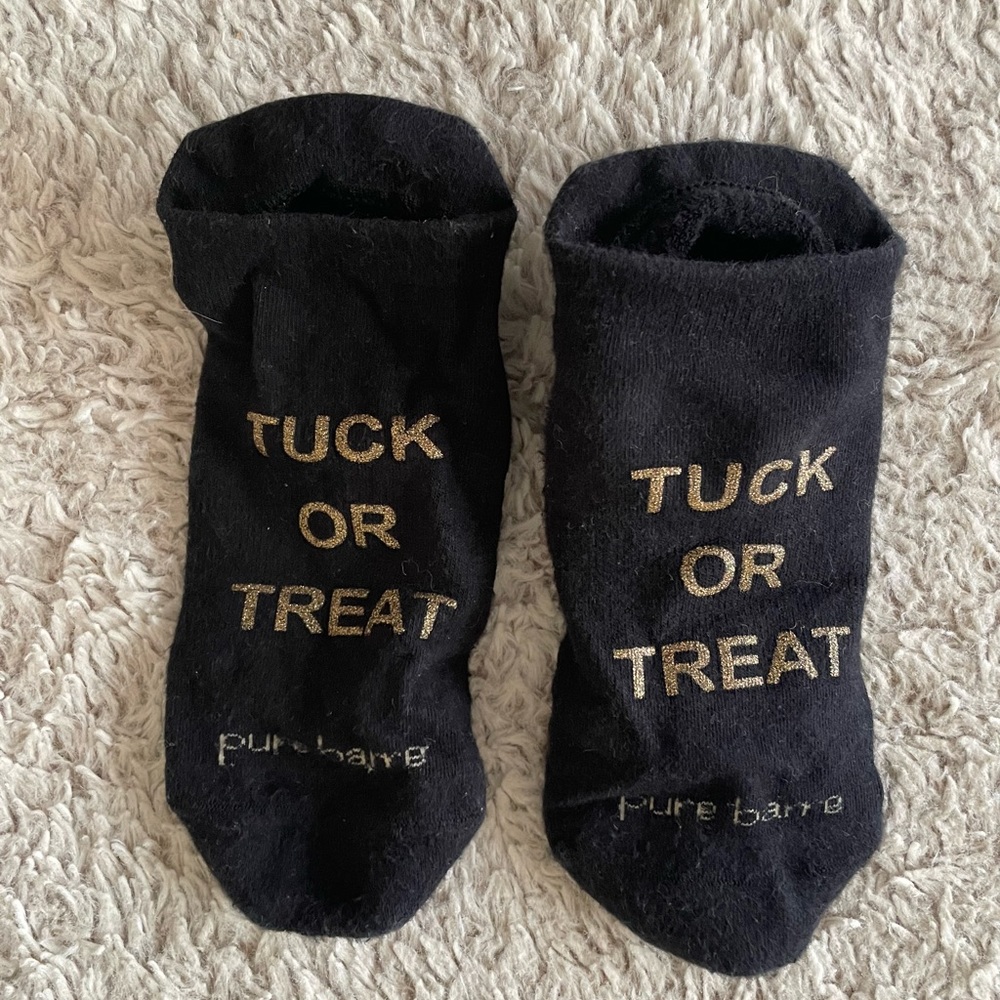 Pure Barre Halloween Socks